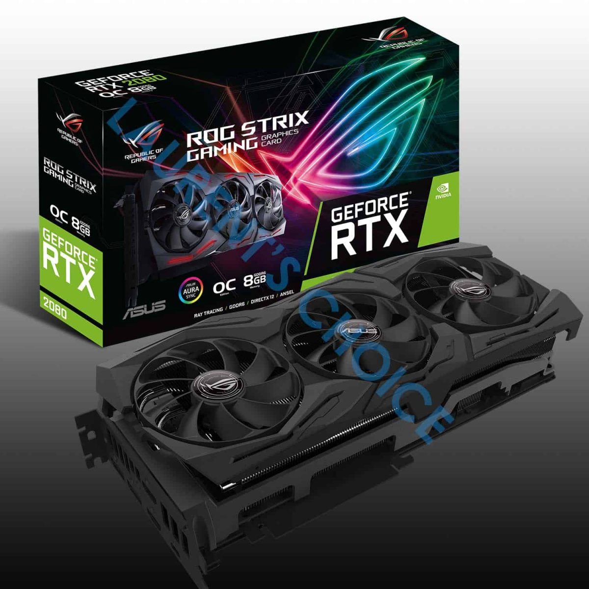 ASUS final design for the RTX series – Laurent