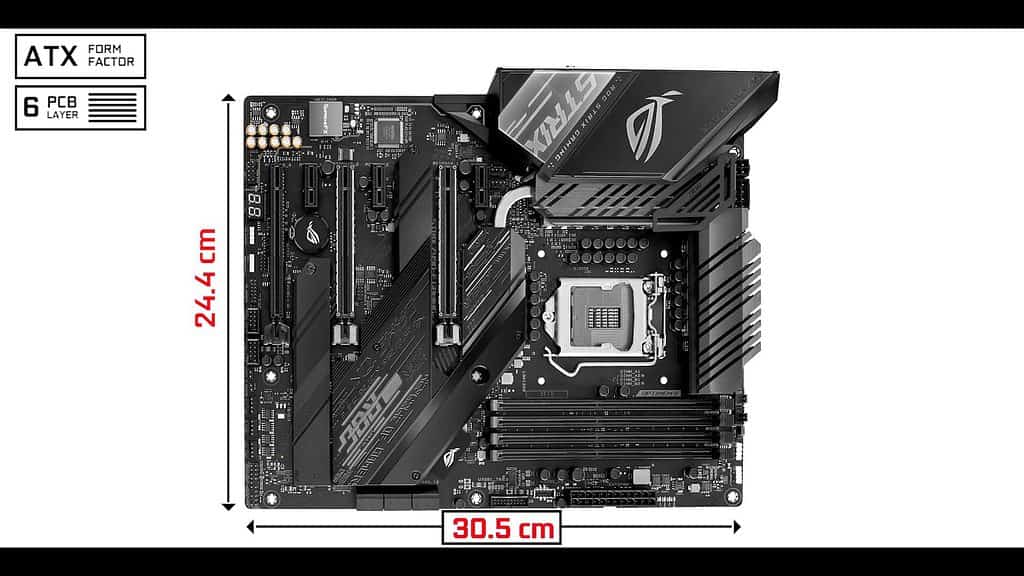 ROG STRIX Z490-E PCB