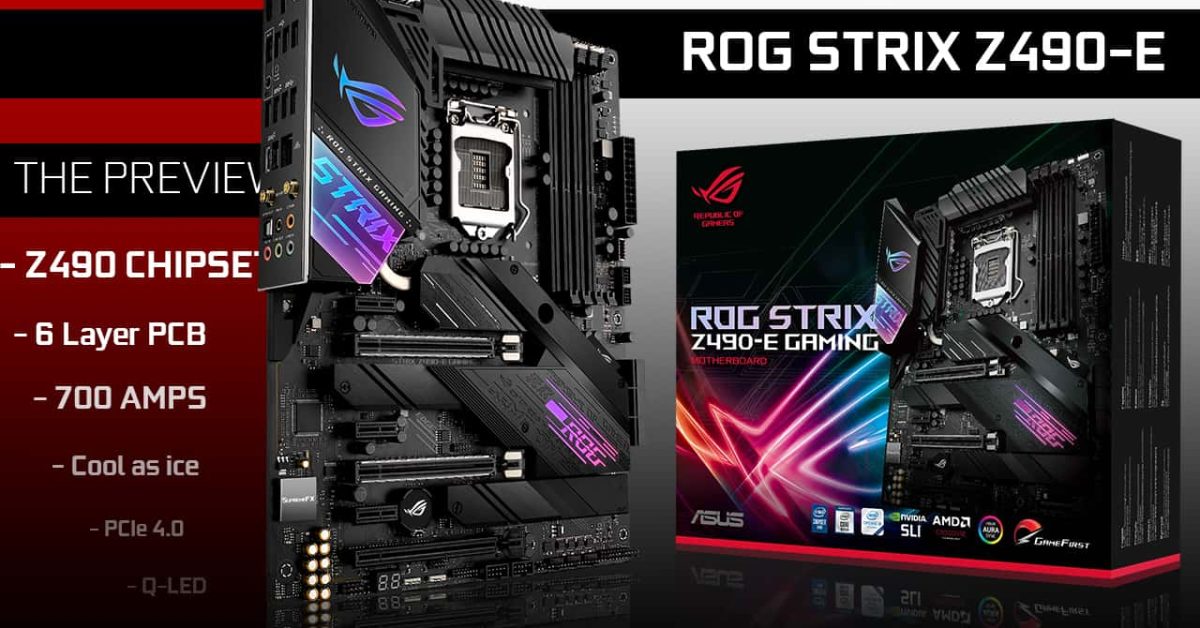 ASUS ROG STRIX Z490-E Gaming – Laurent 