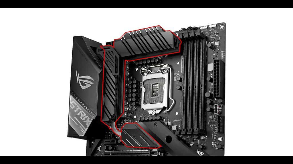 ROG STRIX Z490-E HEATSINK