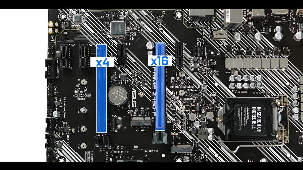 Abstand Pcie Slots
