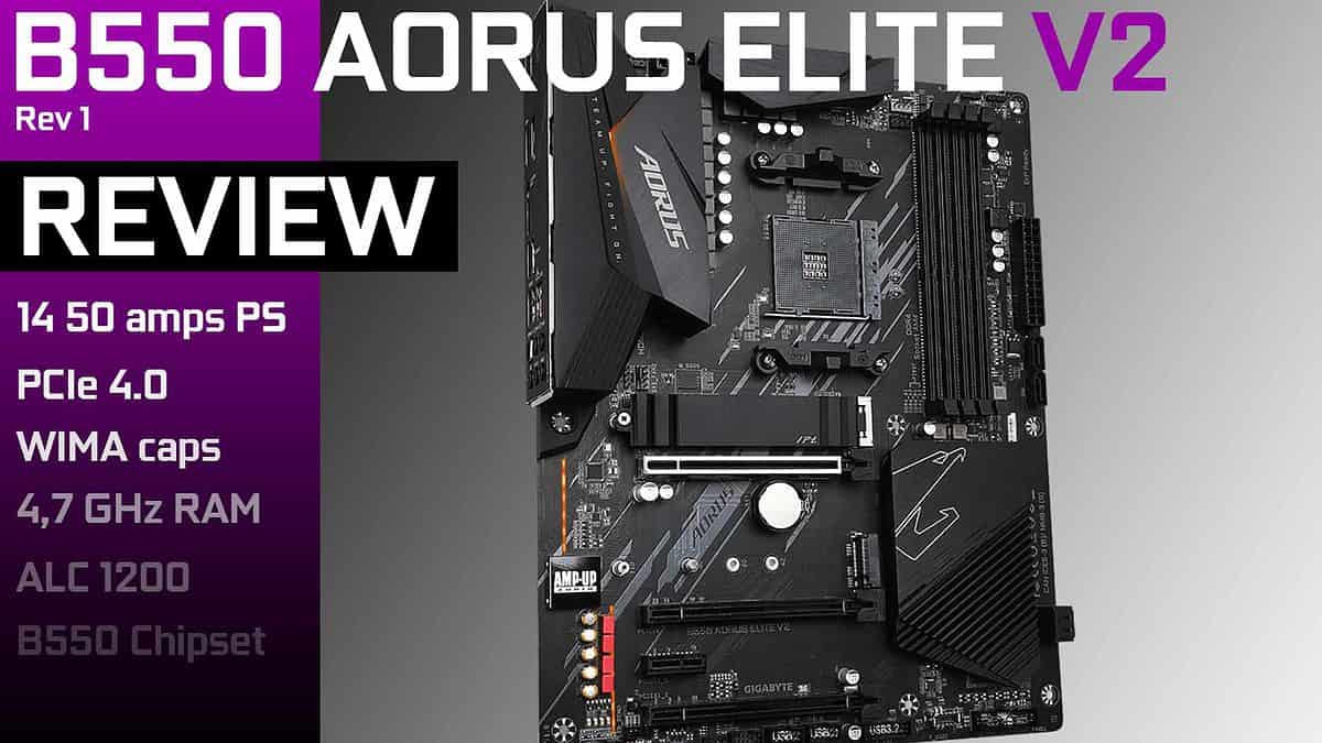 B550 AORUS ELITE V2 – Laurent's Choice