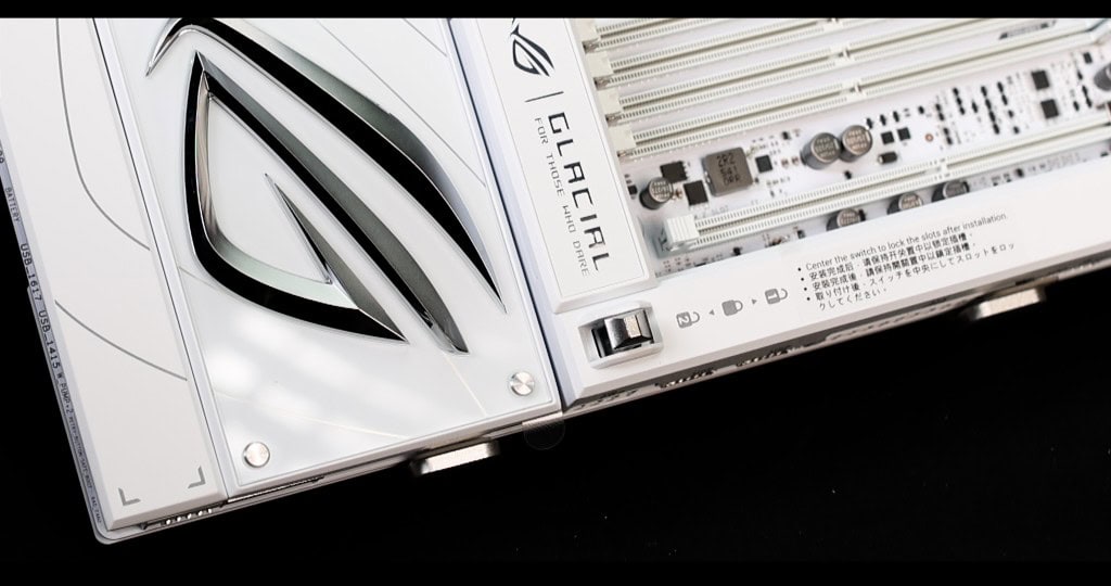 ASUS ROG CROSSHAIR X870E GLACIAL DUAL GPU LOCK