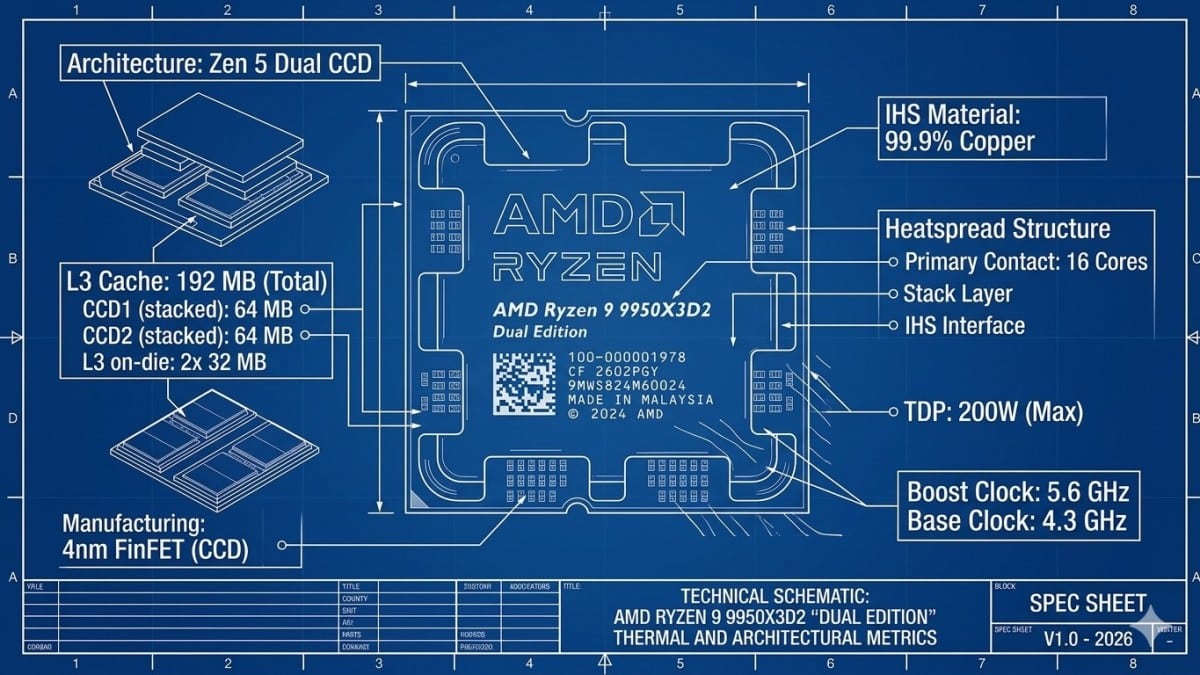 AMD Ryzen 9 9950X3D2 – the ZEN 5 revolution – Laurent's Choice