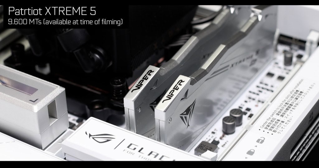 ASUS ROG CROSSHAIR X870E GLACIAL RAM