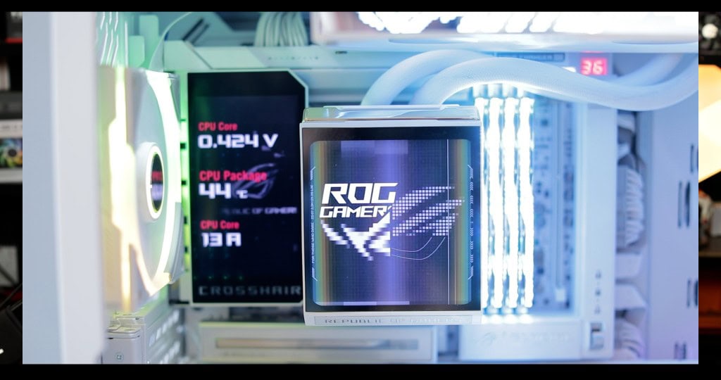 ASUS ROG CROSSHAIR X870E GLACIAL AIO Connector