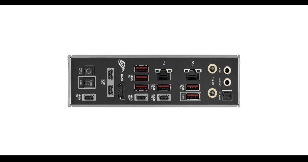 ASUS ROG CROSSHAIR X870E DARK HERO BACK IO