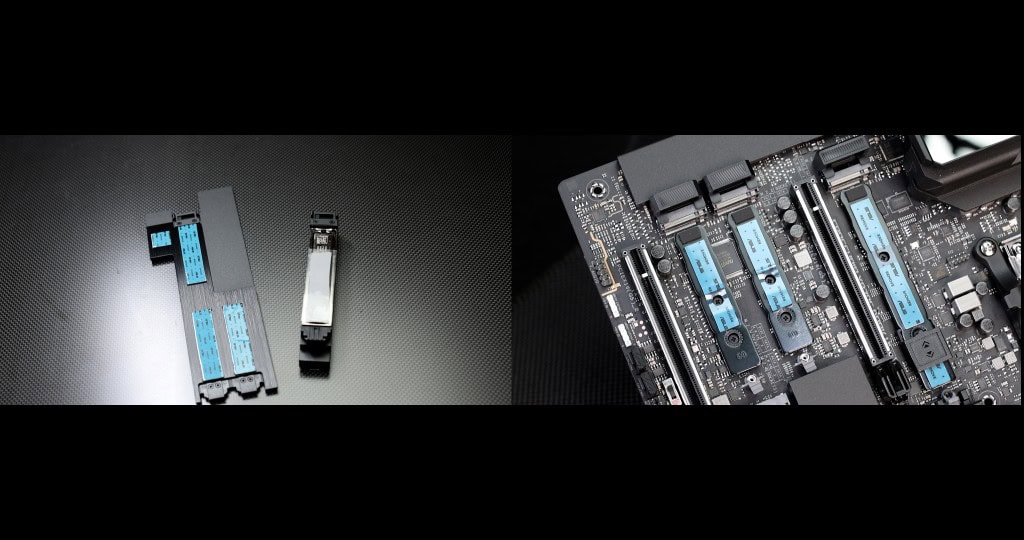 ASUS ROG CROSSHAIR X870E DARK HERO NVMe Cooling