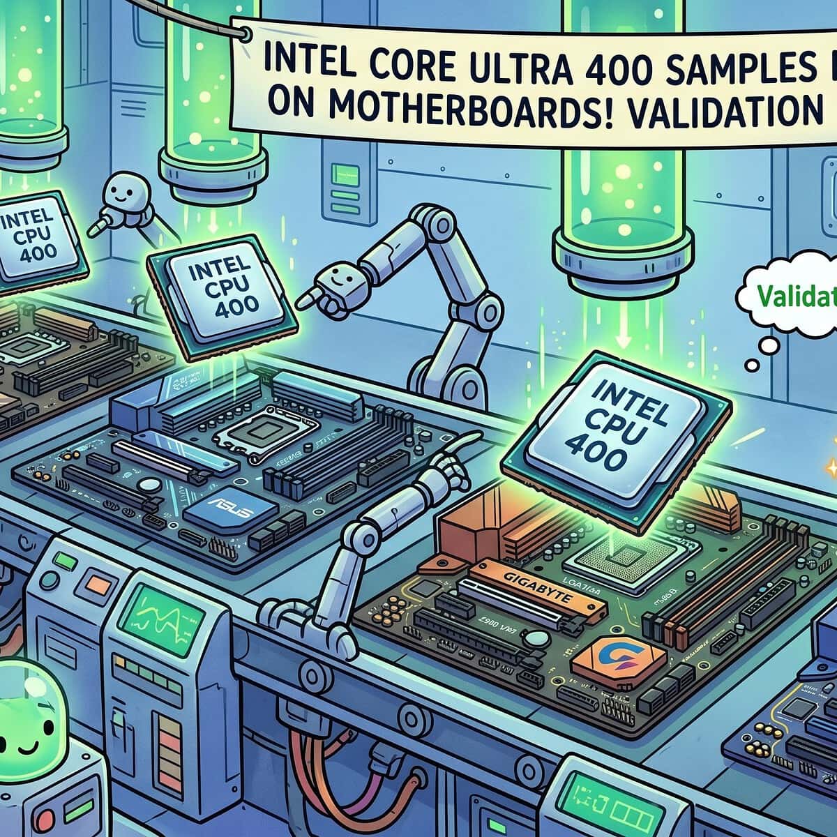 Intel “Nova Lake-S” Engineering Samples Hit Motherboard